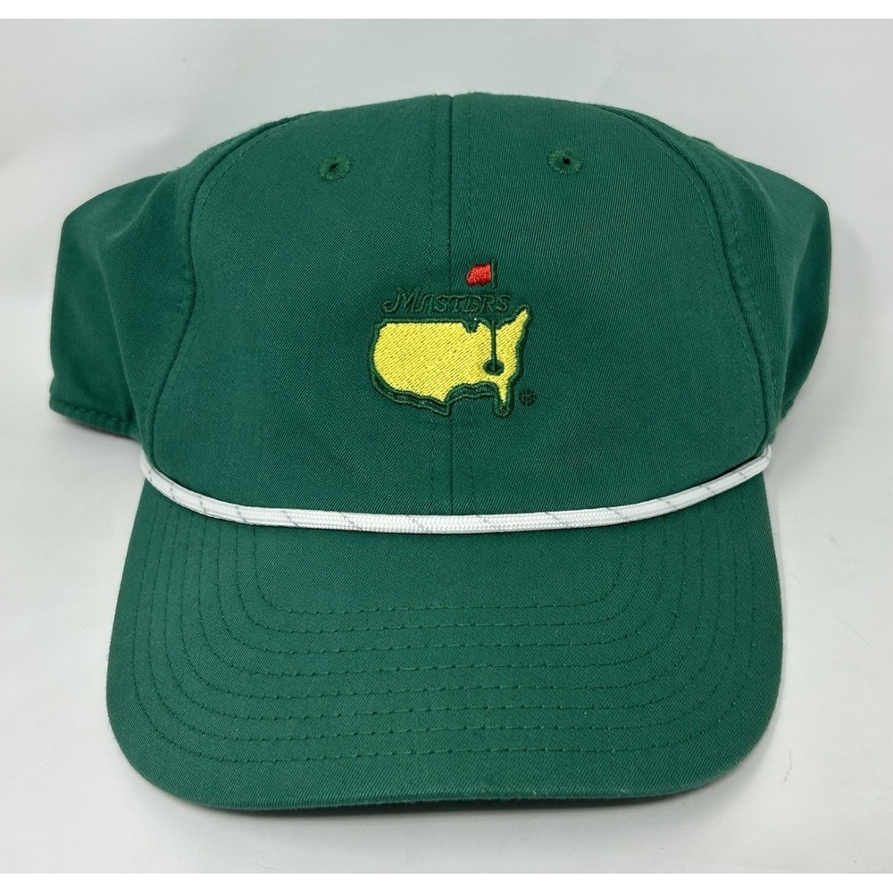 American Needle Masters Golf Tournament Green Rope Strapback Hat Augusta